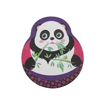 Customized Shape Panda Logo Printing High Quality Paper Coaster Wholesale Bio-friendly Paper Cup Pads